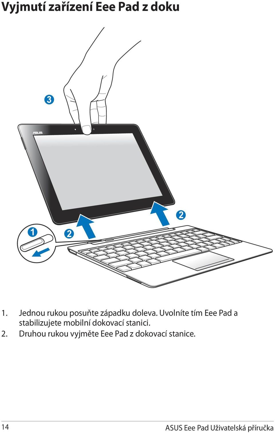 Uvolníte tím Eee Pad a stabilizujete mobilní dokovací