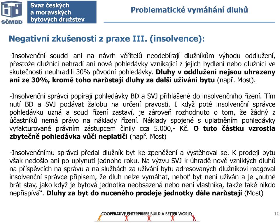 30% půvdní phledávky. Dluhy v ddlužení nejsu uhrazeny ani ze 30%, krmě th narůstají dluhy za další užívání bytu (např. Mst).