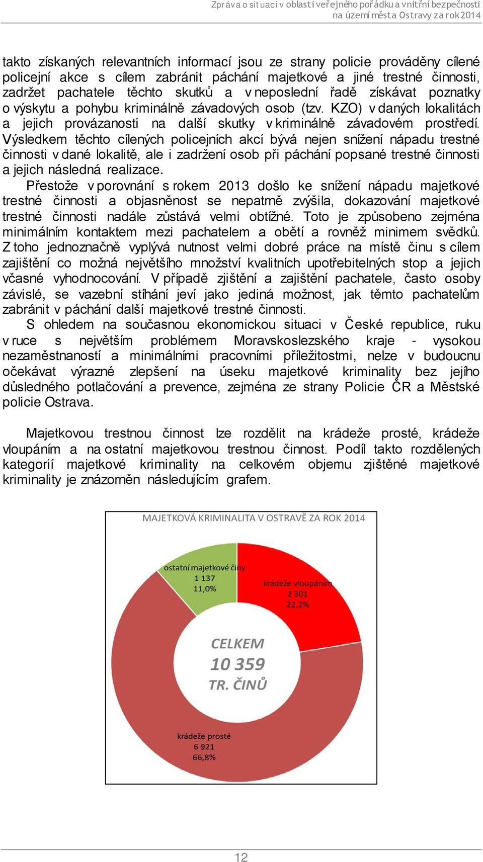 Výsledkem těchto cílených policejních akcí bývá nejen snížení nápadu trestné činnosti v dané lokalitě, ale i zadržení osob při páchání popsané trestné činnosti a jejich následná realizace.