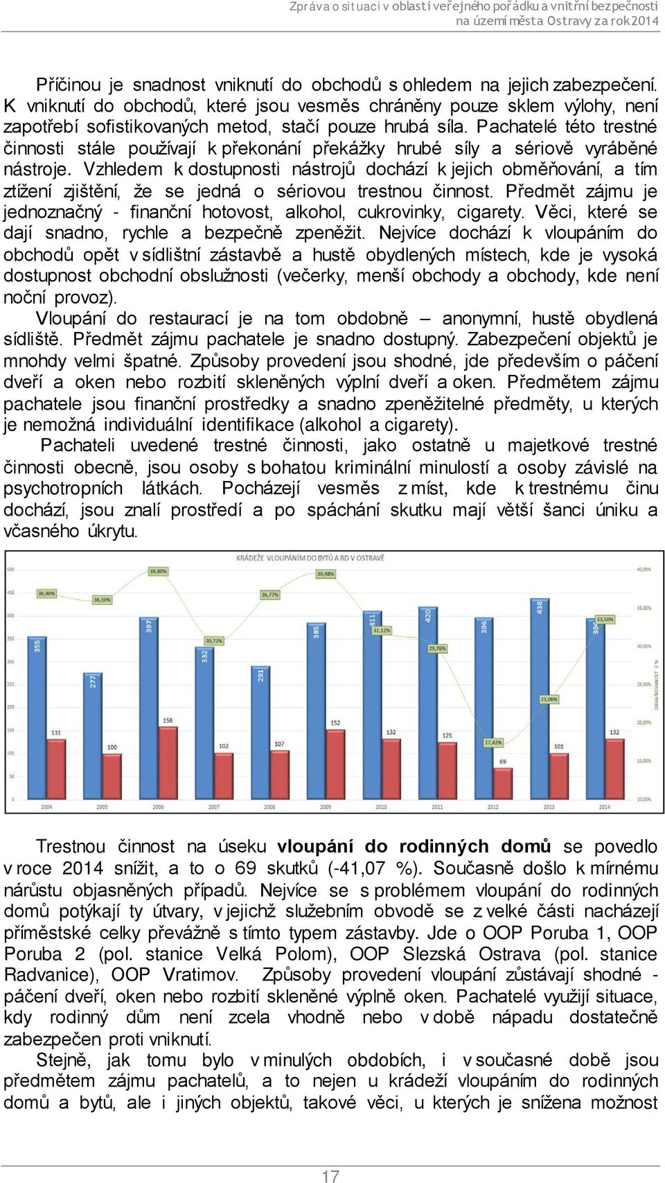 Pachatelé této trestné činnosti stále používají k překonání překážky hrubé síly a sériově vyráběné nástroje.