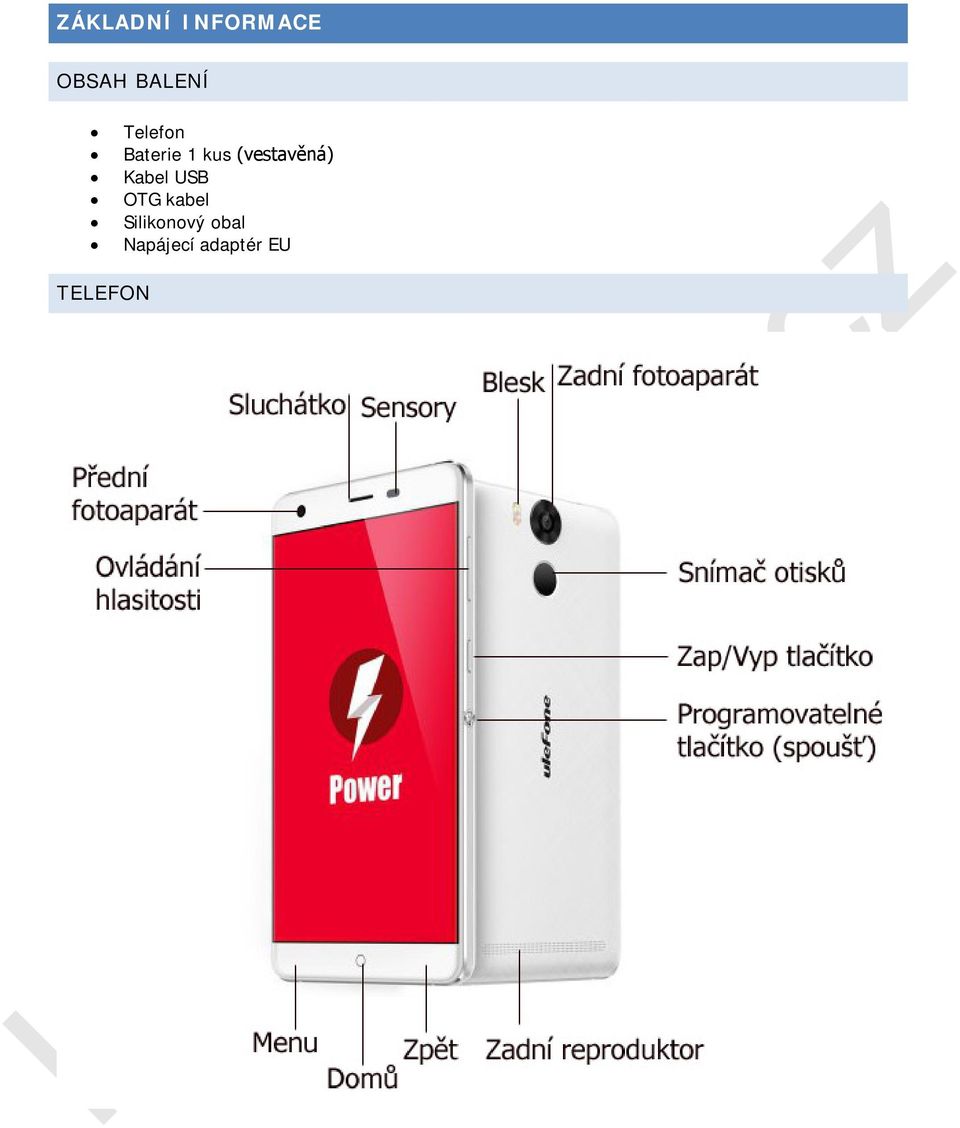 (vestavěná) Kabel USB OTG kabel