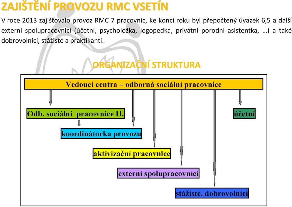 spolupracovníci (účetní, psycholožka, logopedka, privátní porodní