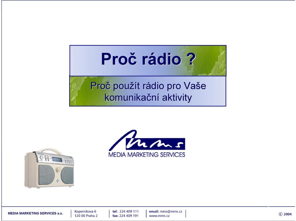 rádio r pro Vaše