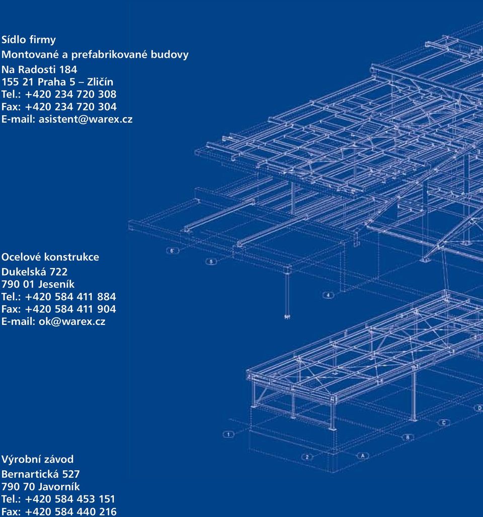 cz Ocelové konstrukce Dukelská 722 790 01 Jeseník Tel.