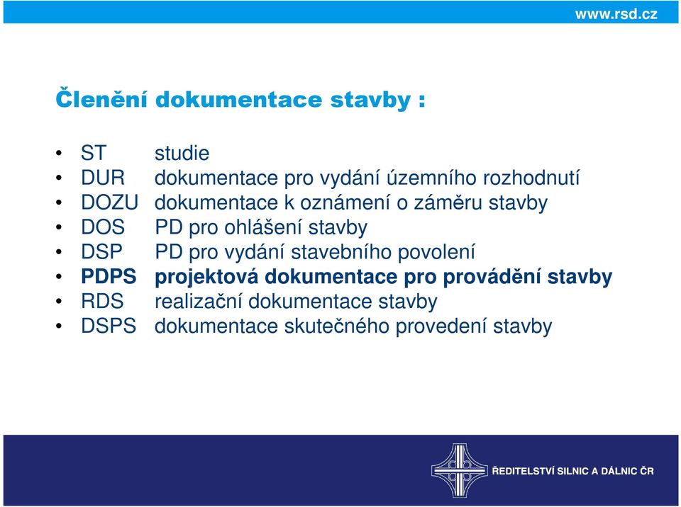 stavby DSP PD pro vydání stavebního povolení PDPS projektová dokumentace pro