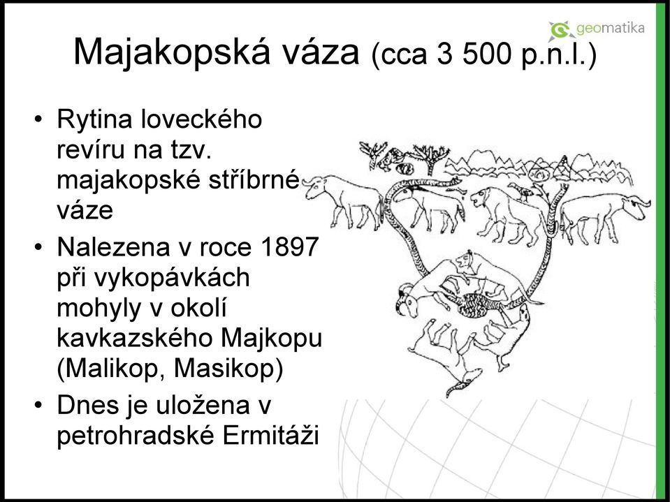 majakopské stříbrné váze Nalezena v roce 1897 při