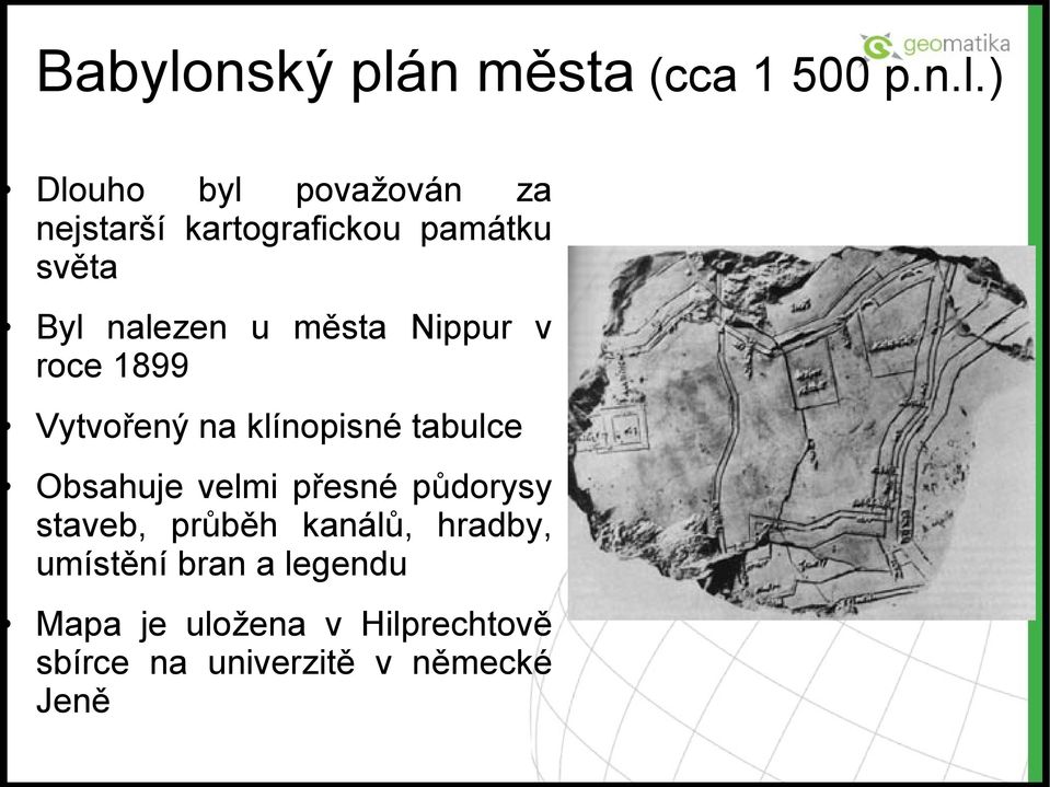 n města (cca 1 500 p.n.l.