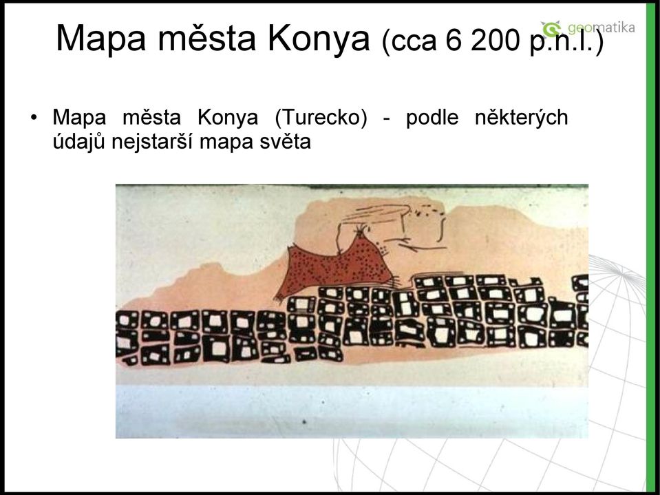 ) Mapa města Konya