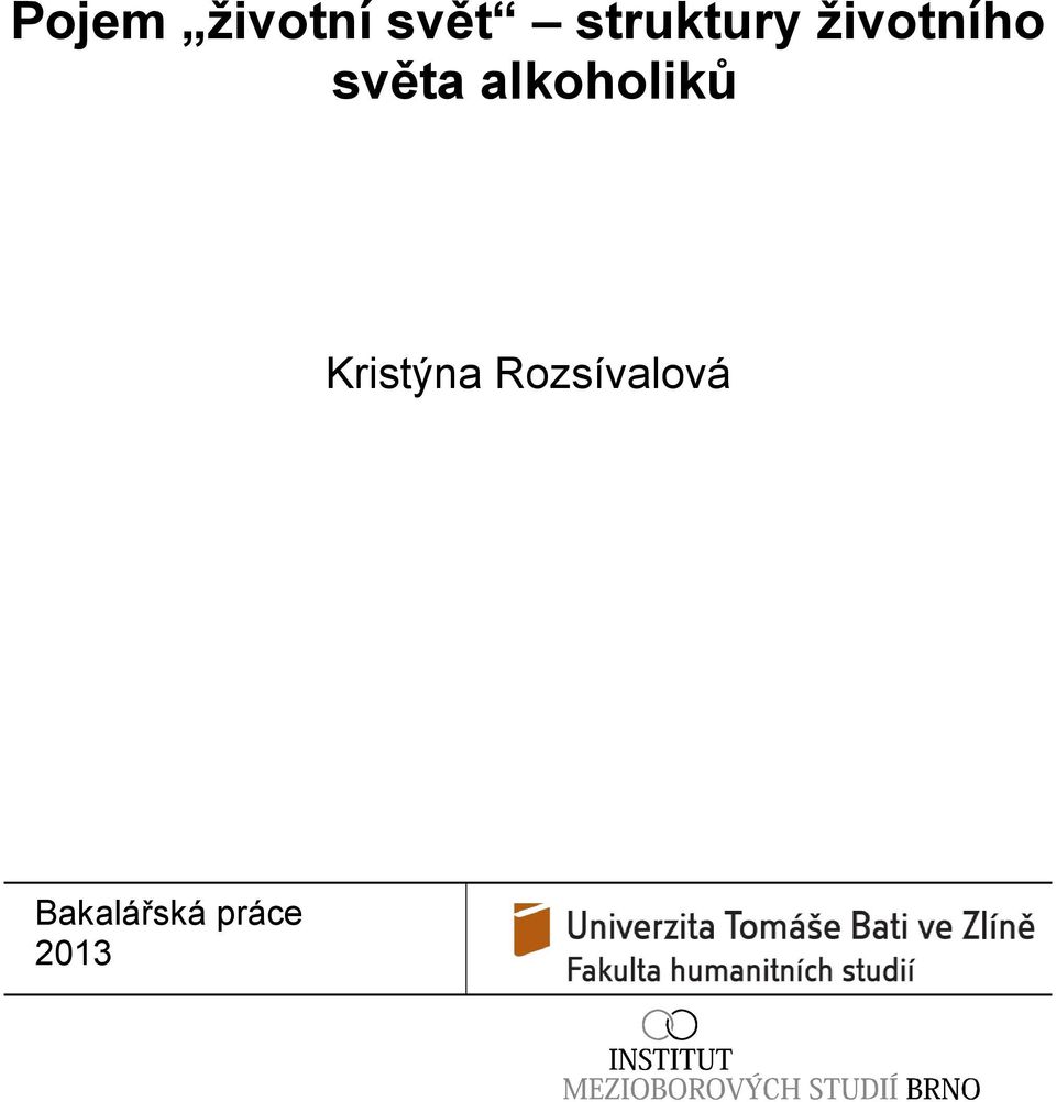 světa alkoholiků