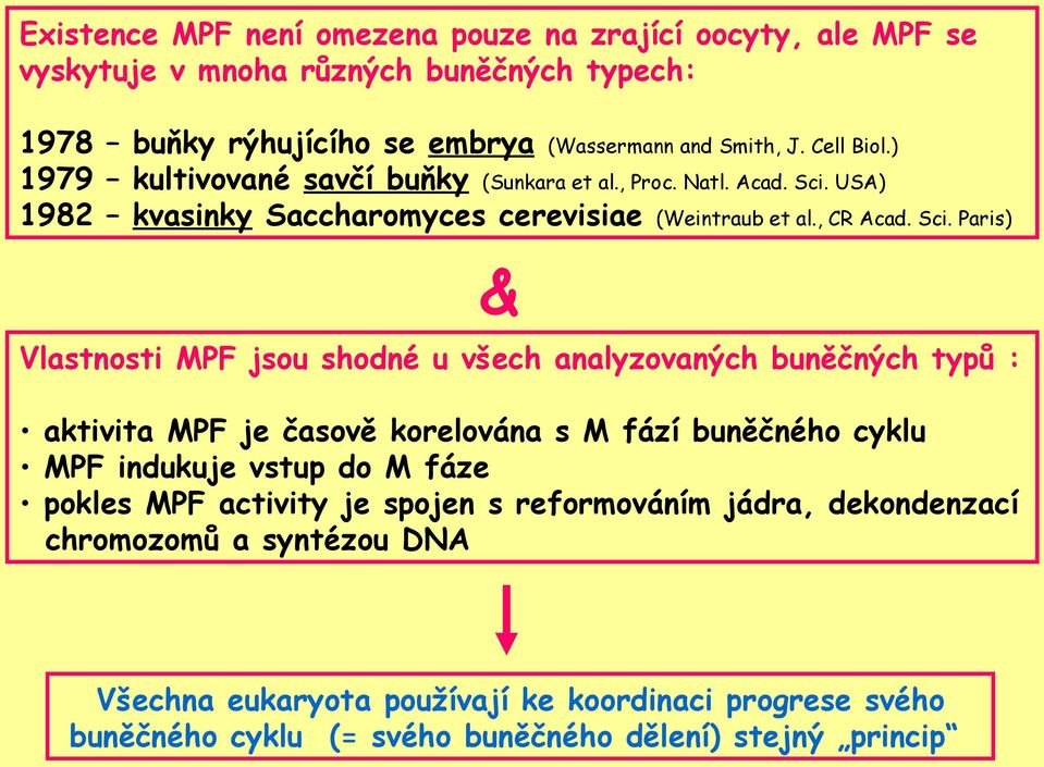 USA) 1982 kvasinky Saccharomyces cerevisiae (Weintraub et al., CR Acad. Sci.