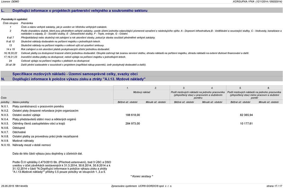 2 Podle charakteru služeb, které jsou předmětem veřejné zakázky, uvede účetní jednotka odpovídající písmenné označení z následujícího výčtu: A - Dopravní infrastruktura,b - Vzdělávání a související