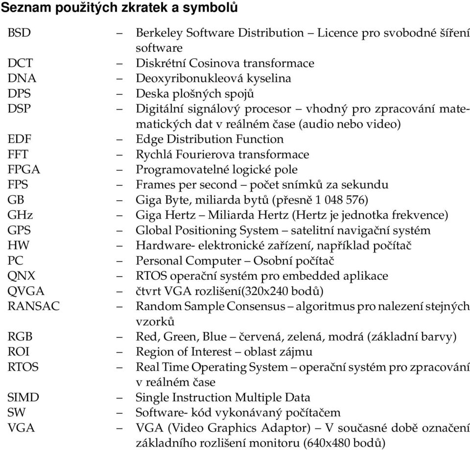 logické pole FPS Frames per second počet snímků za sekundu GB Giga Byte, miliarda bytů (přesně 1 048 576) GHz Giga Hertz Miliarda Hertz (Hertz je jednotka frekvence) GPS Global Positioning System