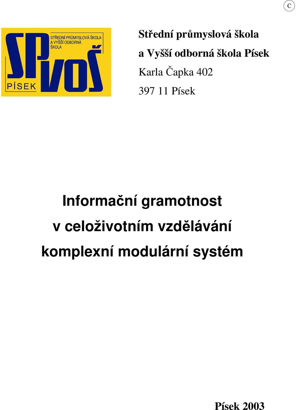 Informační gramotnost v celoživotním