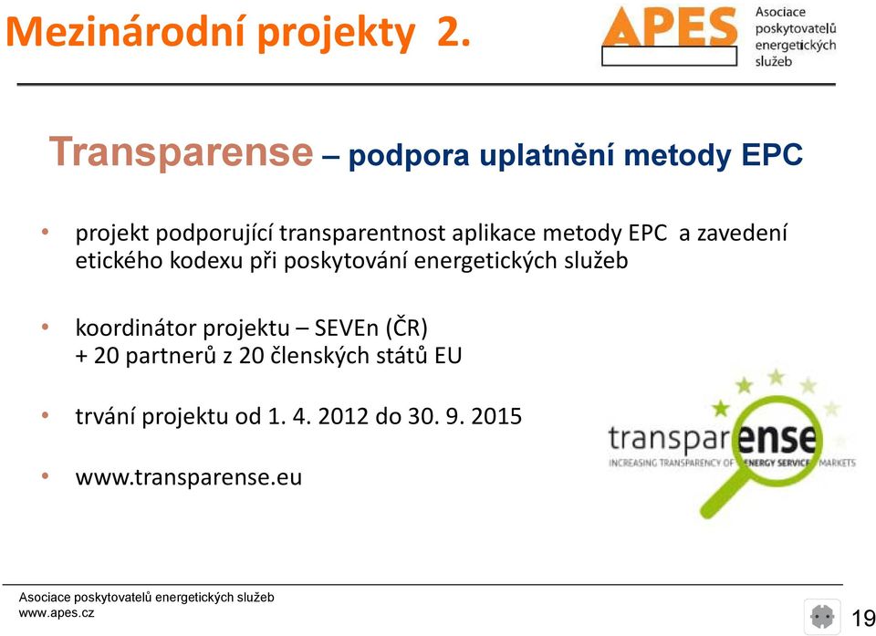 aplikace metody EPC a zavedení etického kodexu při poskytování energetických