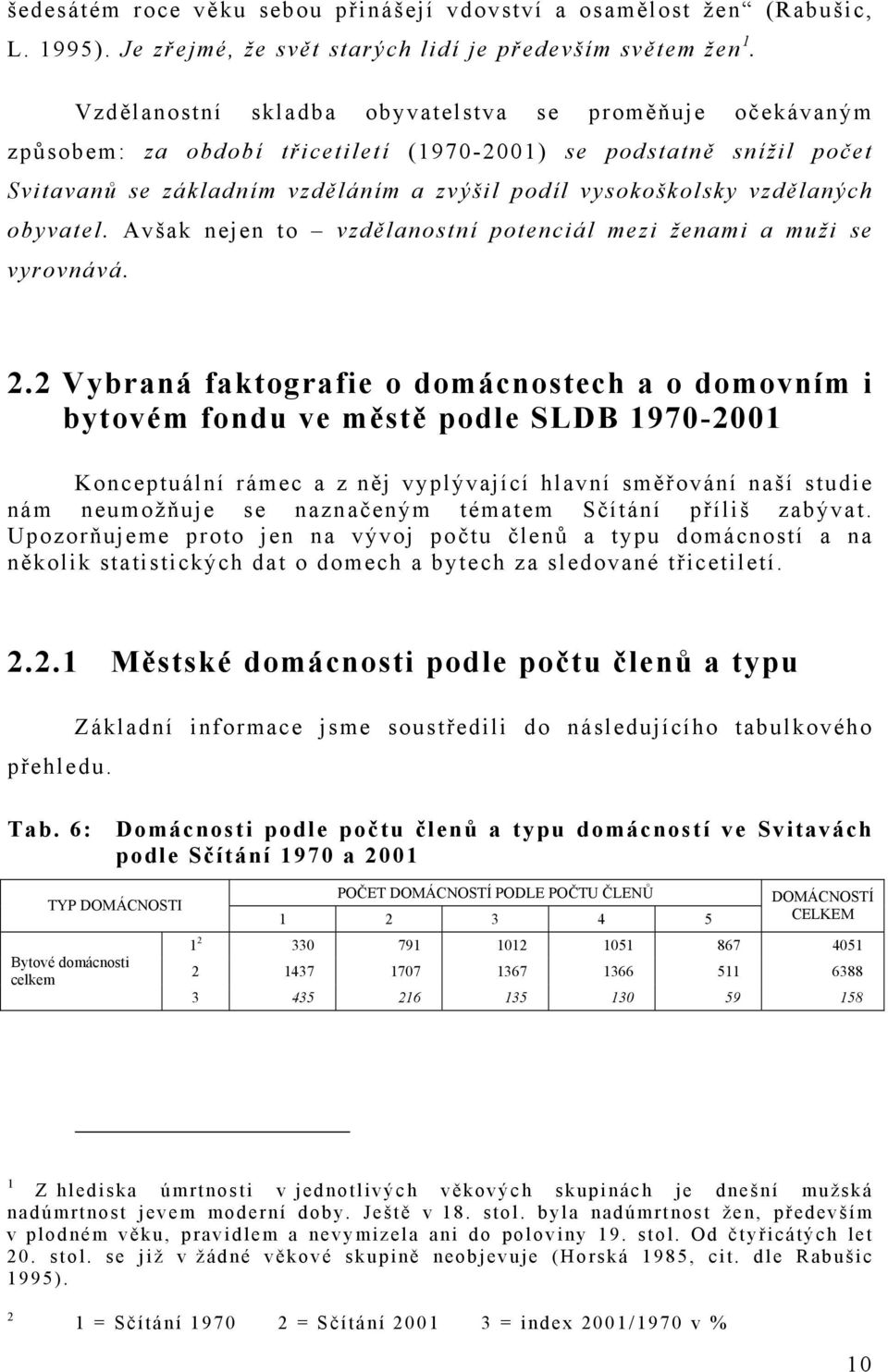 vzdělaných obyvatel. Avšak nejen to vzdělanostní potenciál mezi ženami a muži se vyrovnává. 2.