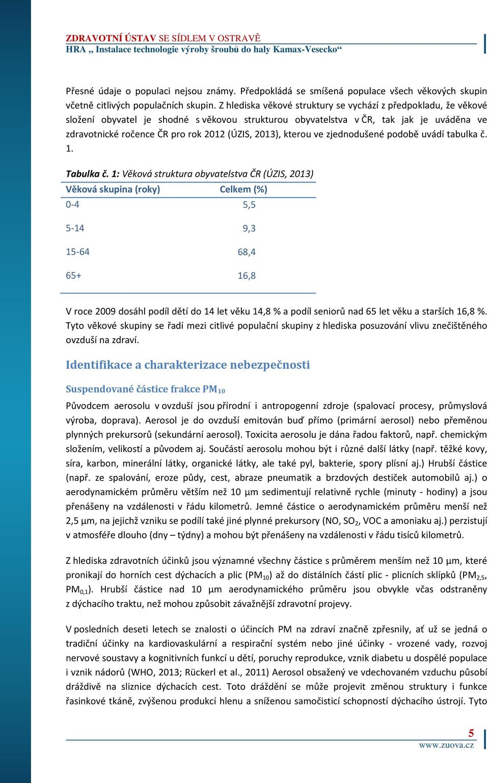 2013), kterou ve zjednodušené podobě uvádí tabulka č. 1. Tabulka č.