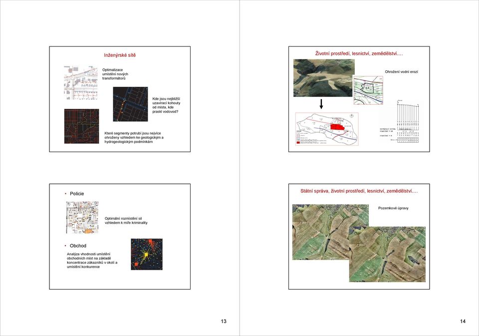 Které segmenty potrubí jsou nejvíce ohroženy vzhledem ke geologickým a hydrogeologickým podmínkám Policie Státn tní správa, životní prostřed