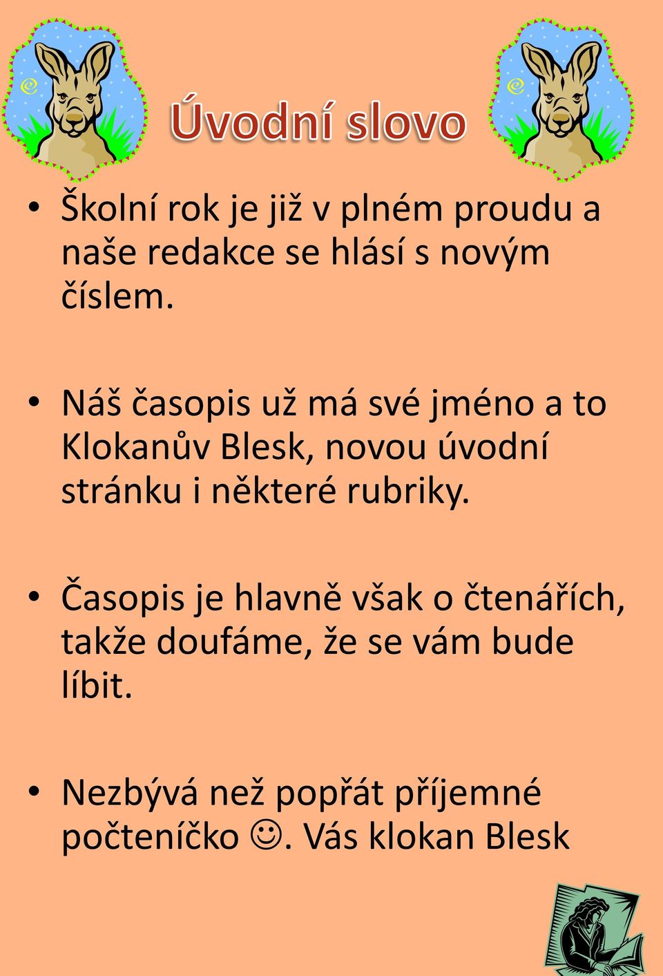 některé rubriky.