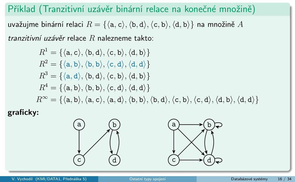 d } R 3 = { a, d, b, d, c, b, d, b } R 4 = { a, b, b, b, c, d, d, d } R = { a, b, a, c, a, d, b, b, b, d, c, b, c, d,