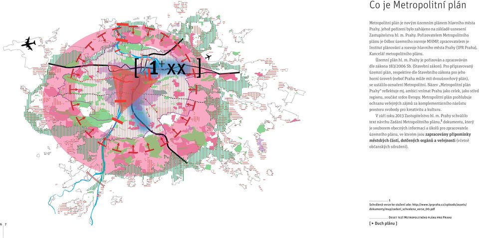 Pořizovatelem Metropolitního plánu je Odbor územního rozvoje MHMP, zpracovatelem je Institut plánování a rozvoje hlavního města Prahy (IPR Praha), Kancelář metropolitního plánu. Územní plán hl. m. Prahy je pořizován a zpracováván dle zákona 183/2006 Sb.