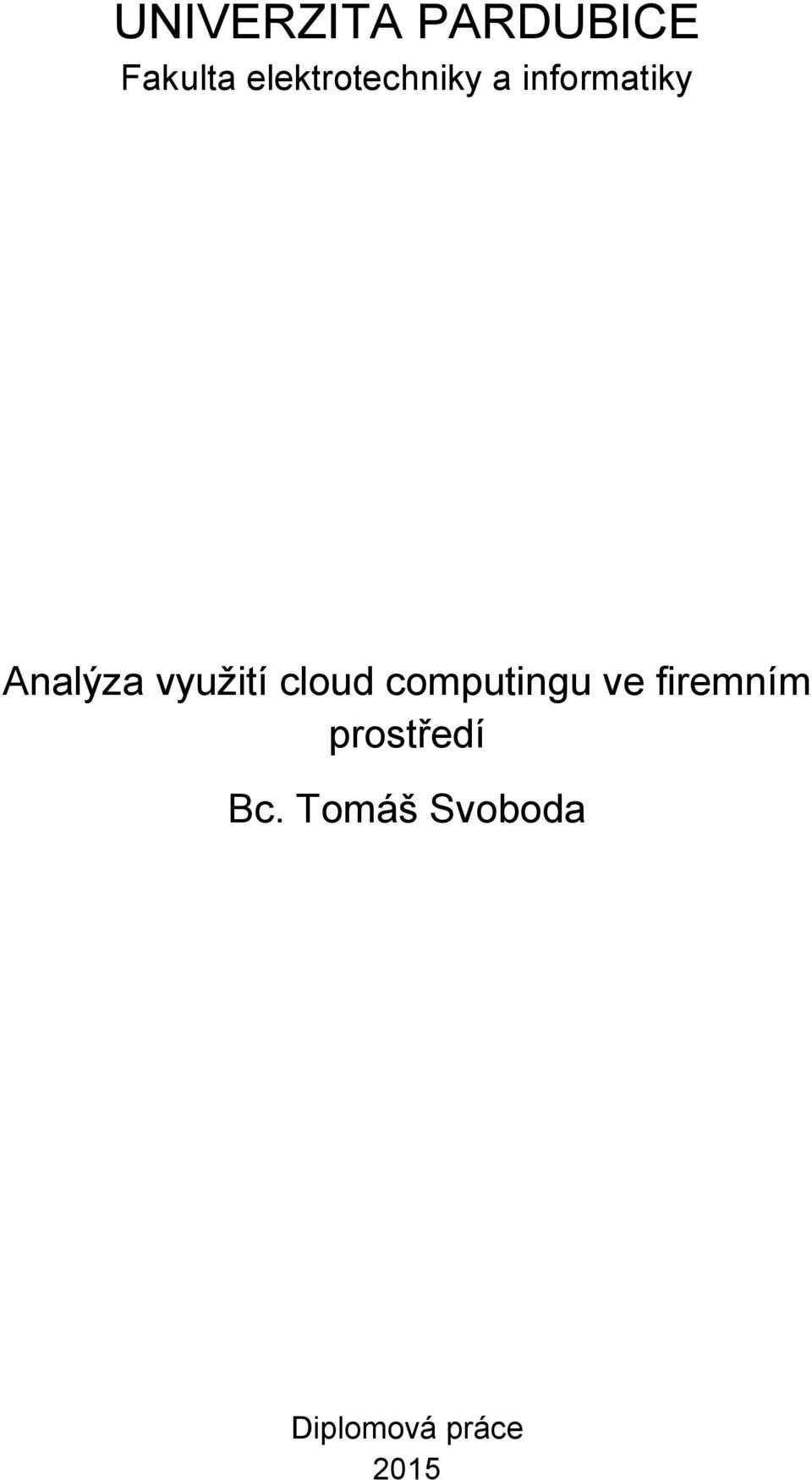 využití cloud computingu ve firemním