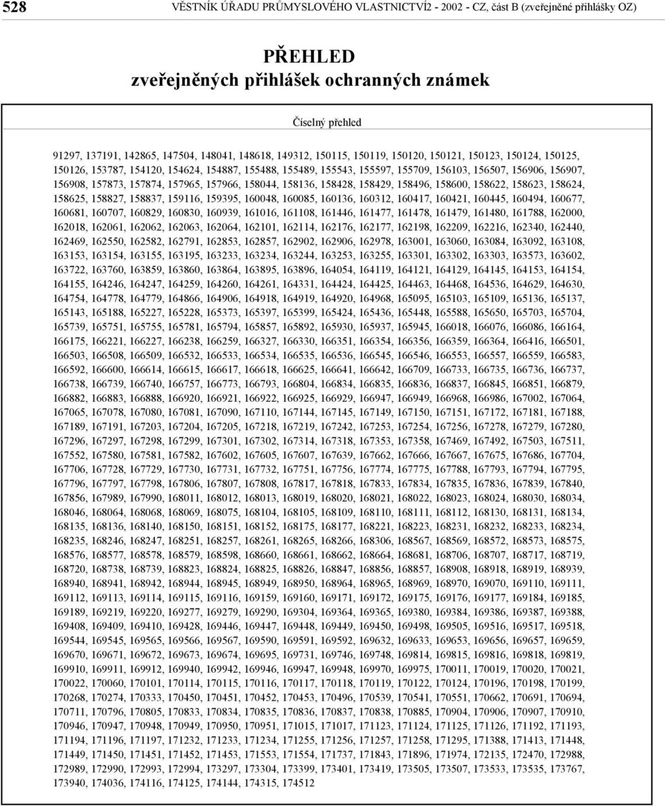 157874, 157965, 157966, 158044, 158136, 158428, 158429, 158496, 158600, 158622, 158623, 158624, 158625, 158827, 158837, 159116, 159395, 160048, 160085, 160136, 160312, 160417, 160421, 160445, 160494,