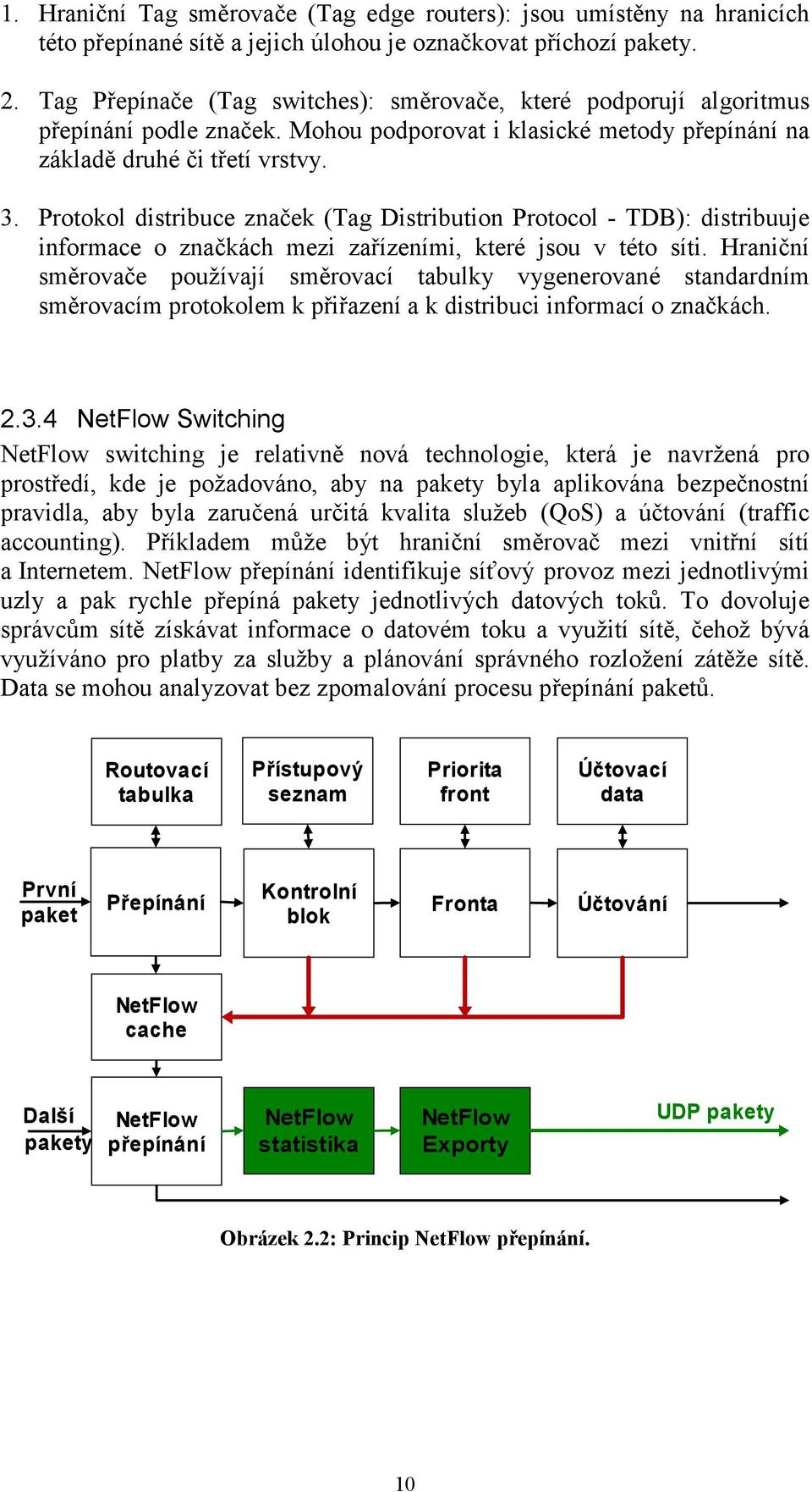 Protokol distribuce značek (Tag Distribution Protocol - TDB): distribuuje informace o značkách mezi zařízeními, které jsou v této síti.