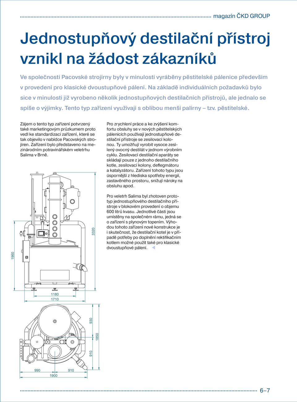 Tento typ zařízení využívají s oblibou menší palírny tzv. pěstitelské.