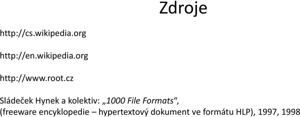cz Sládeček Hynek a kolektiv: 1000 File