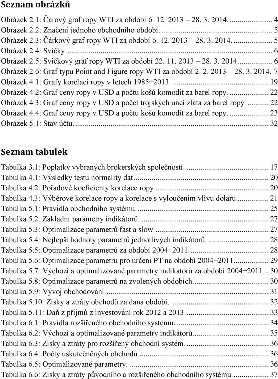 1: Grafy korelací ropy v letech 1985 2013.... 19 Obrázek 4.2: Graf ceny ropy v USD a počtu košů komodit za barel ropy.... 22 Obrázek 4.