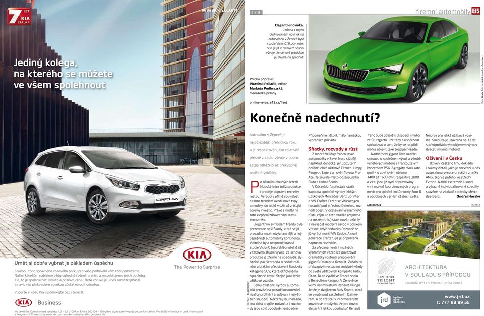 cz/fleet Konečně nadechnutí? Foto Škoda, foto na titulní straně profimedia.