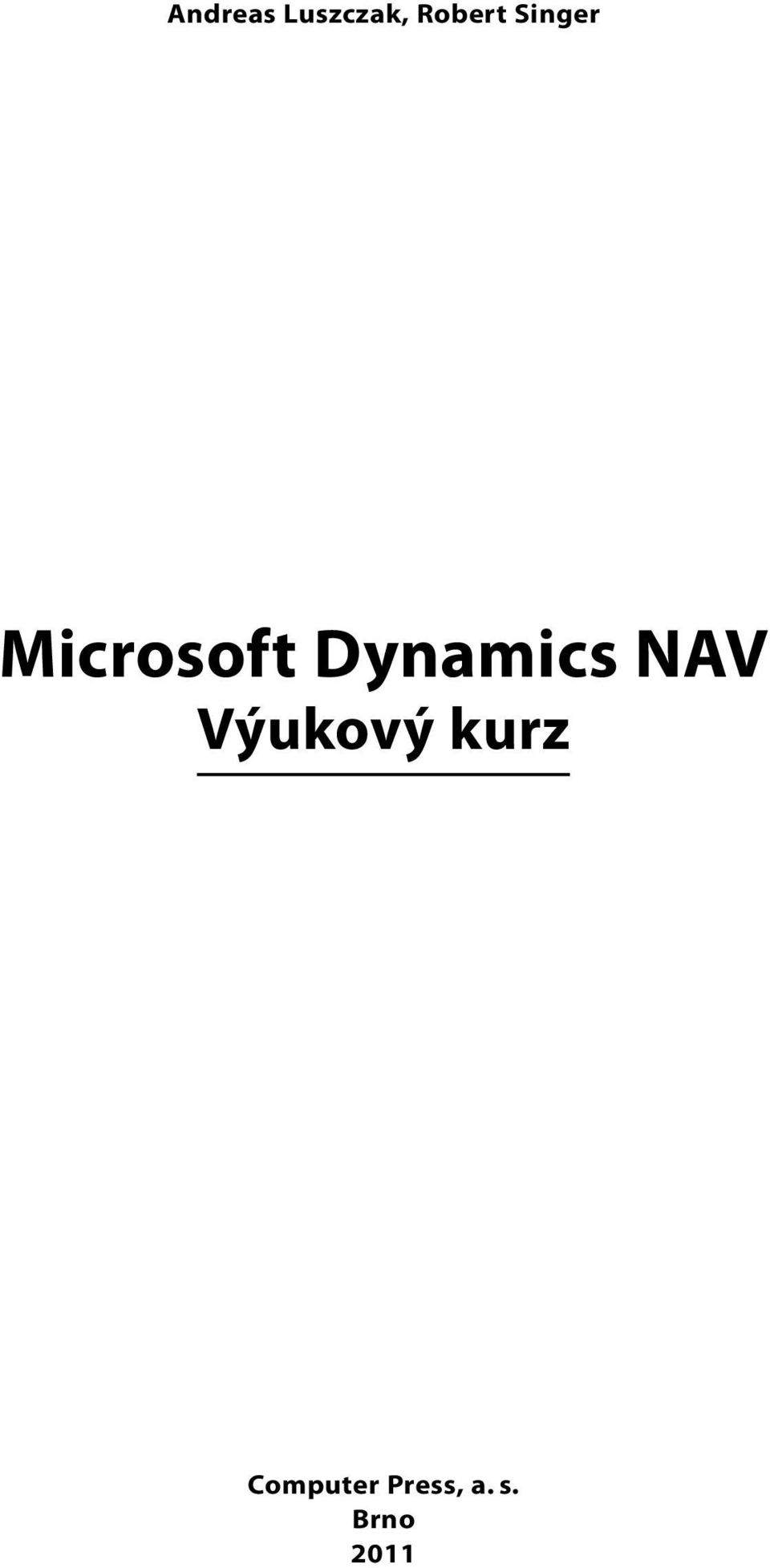 Dynamics NAV Výukový