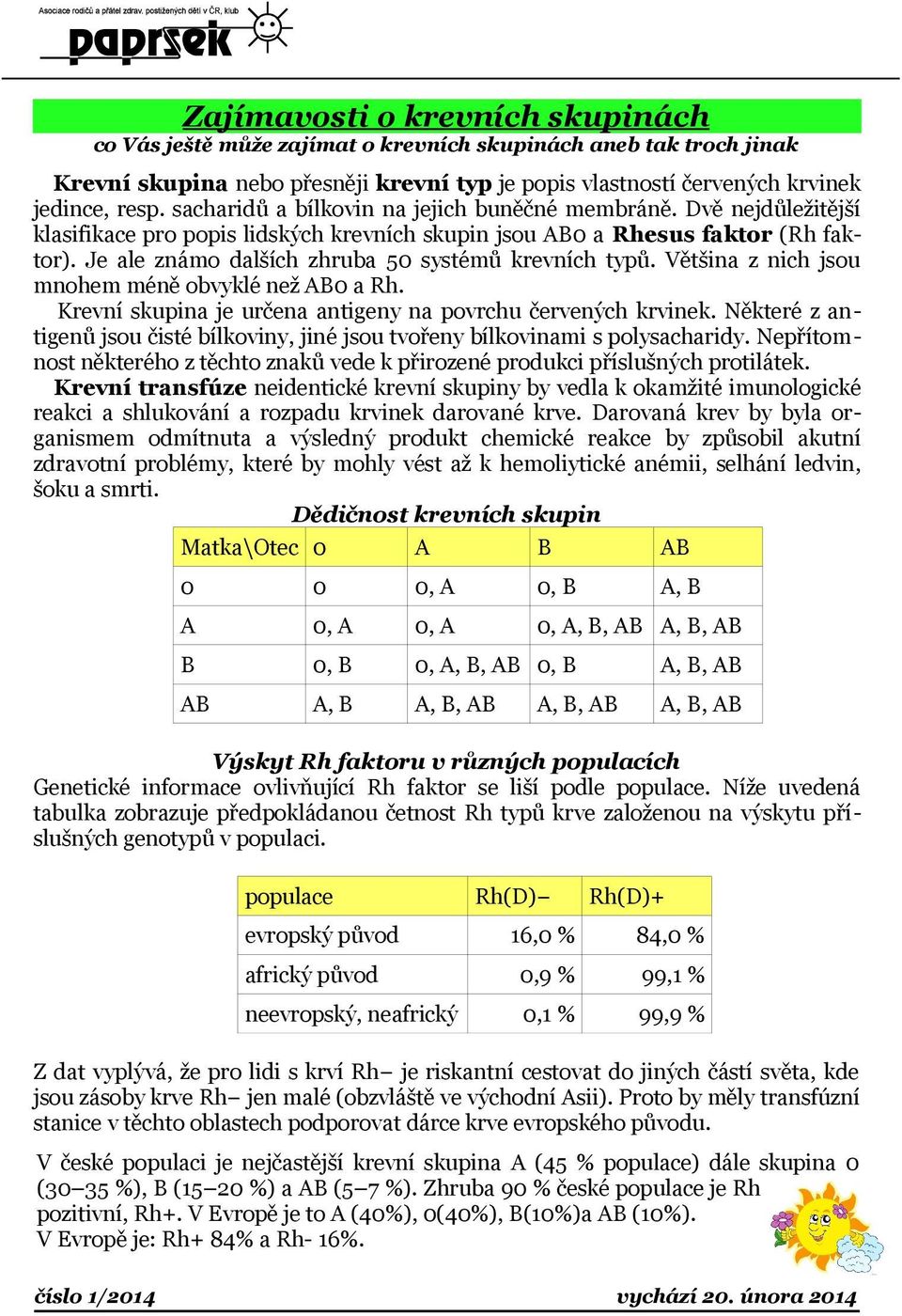 Je ale známo dalších zhruba 50 systémů krevních typů. Většina z nich jsou mnohem méně obvyklé než AB0 a Rh. Krevní skupina je určena antigeny na povrchu červených krvinek.