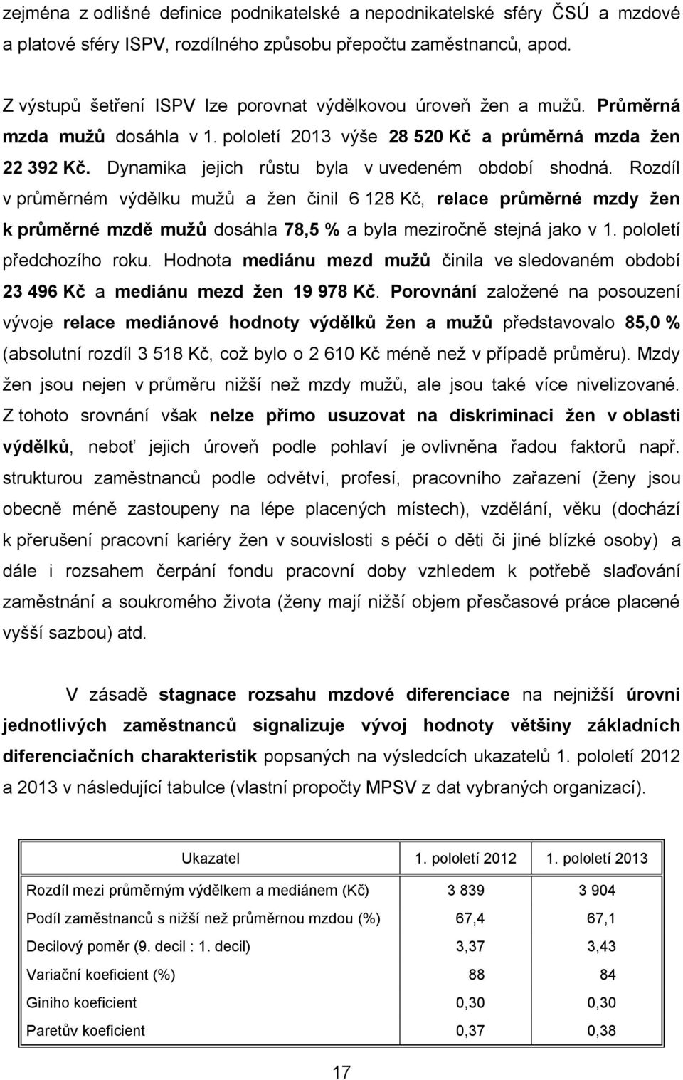 Dynamika jejich růstu byla v uvedeném období shodná.