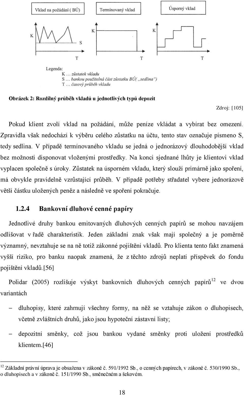 V případě termínovaného vkladu se jedná o jednorázový dlouhodobější vklad bez možnosti disponovat vloženými prostředky. Na konci sjednané lhůty je klientovi vklad vyplacen společně s úroky.