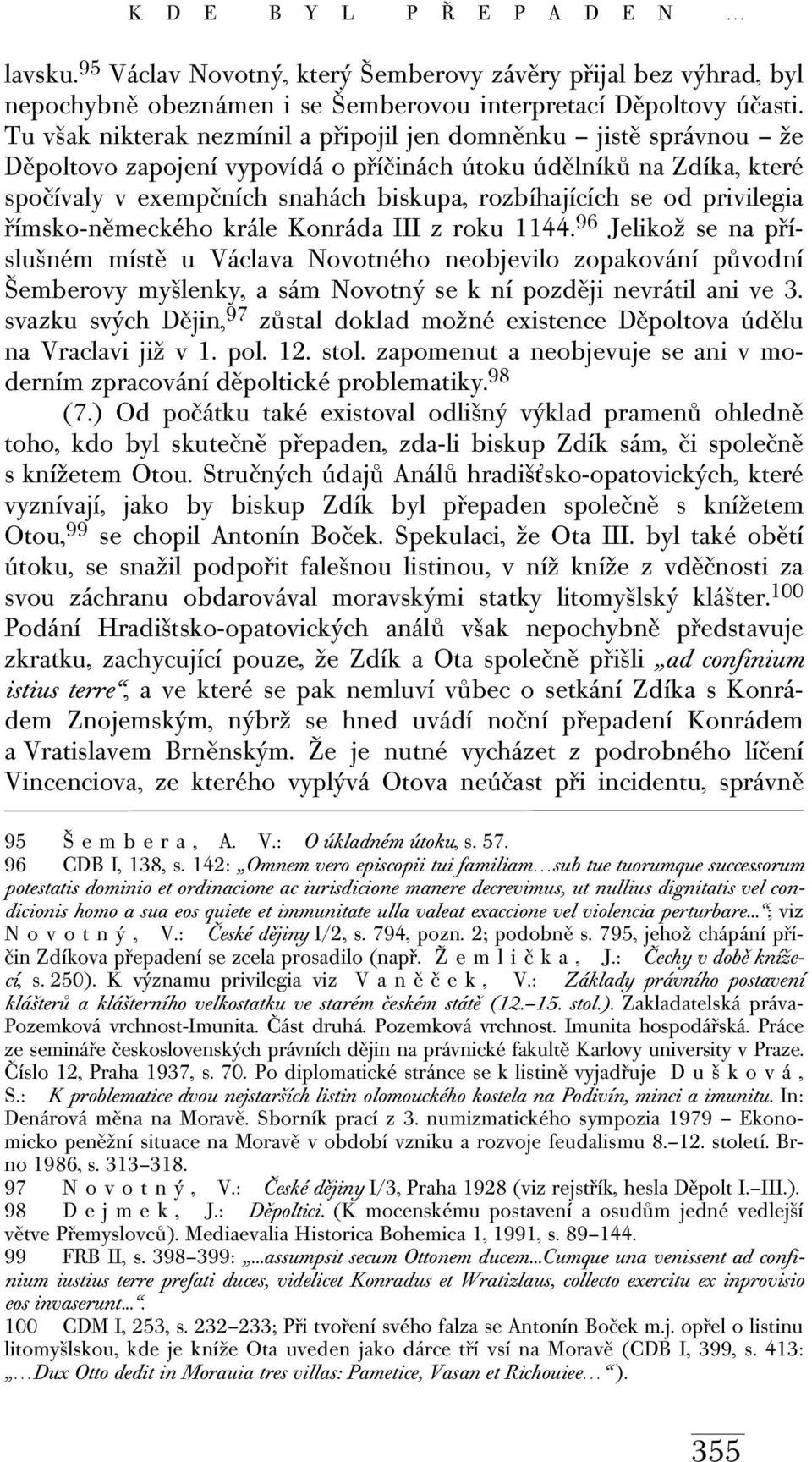 privilegia římsko-německého krále Konráda III z roku 1144.