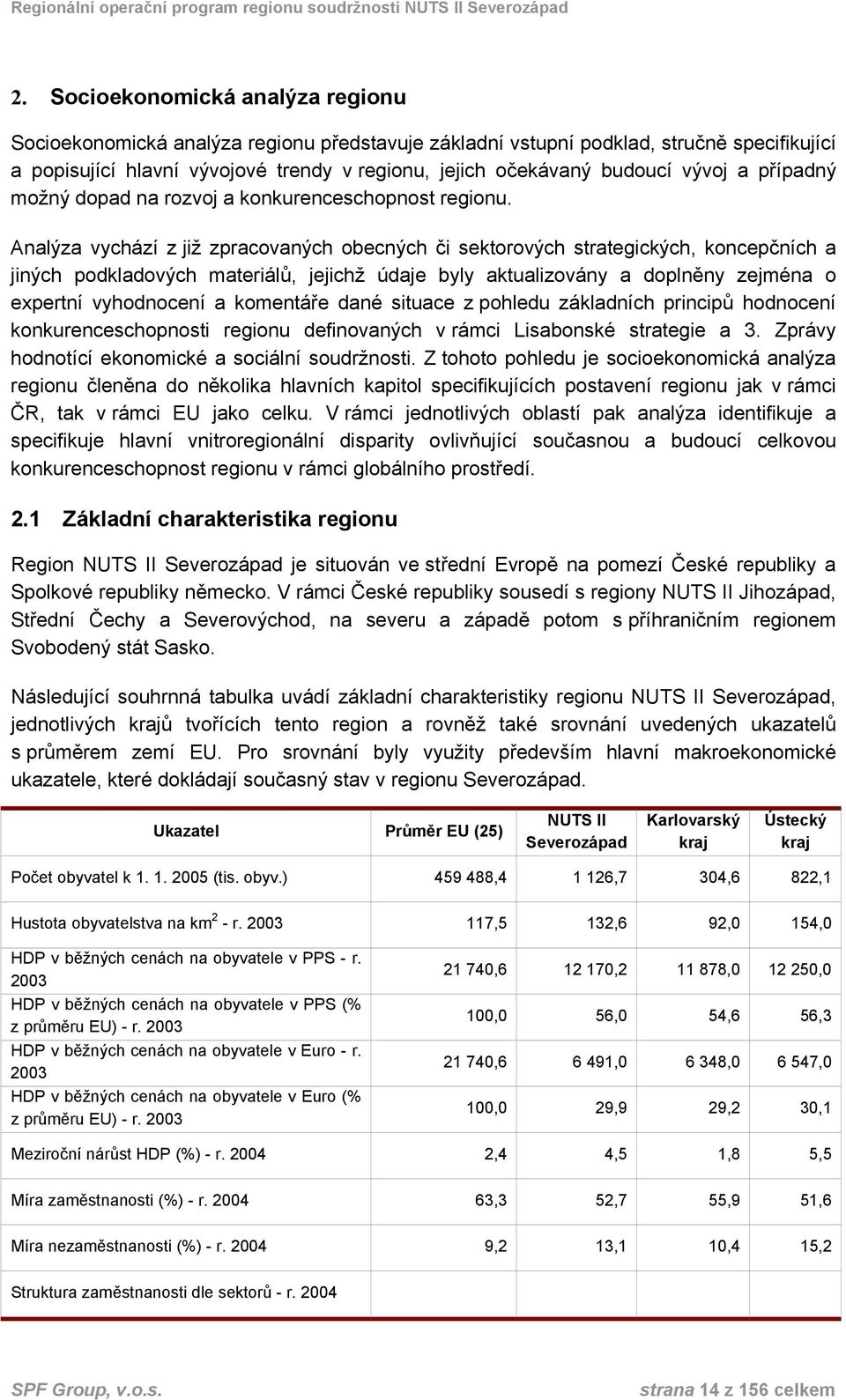 Analýza vychází z již zpracovaných obecných či sektorových strategických, koncepčních a jiných podkladových materiálů, jejichž údaje byly aktualizovány a doplněny zejména o expertní vyhodnocení a