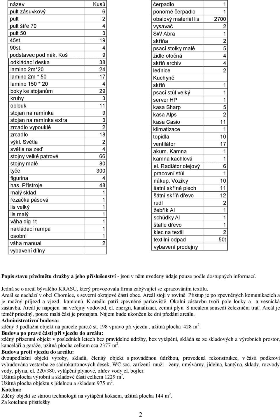 Světla 2 světla na zeď 4 stojny velké patrové 66 stojny malé 80 tyče 300 figurina 4 has.