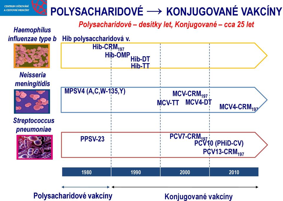 Hib-CRM 197 Hib-OMP Hib-DT Hib-TT MPSV4 (A,C,W-135,Y) MCV-CRM 197 MCV-TT MCV4-DT MCV4-CRM 197