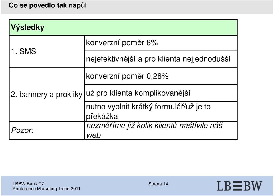 konverzní poměr 0,28% 2.