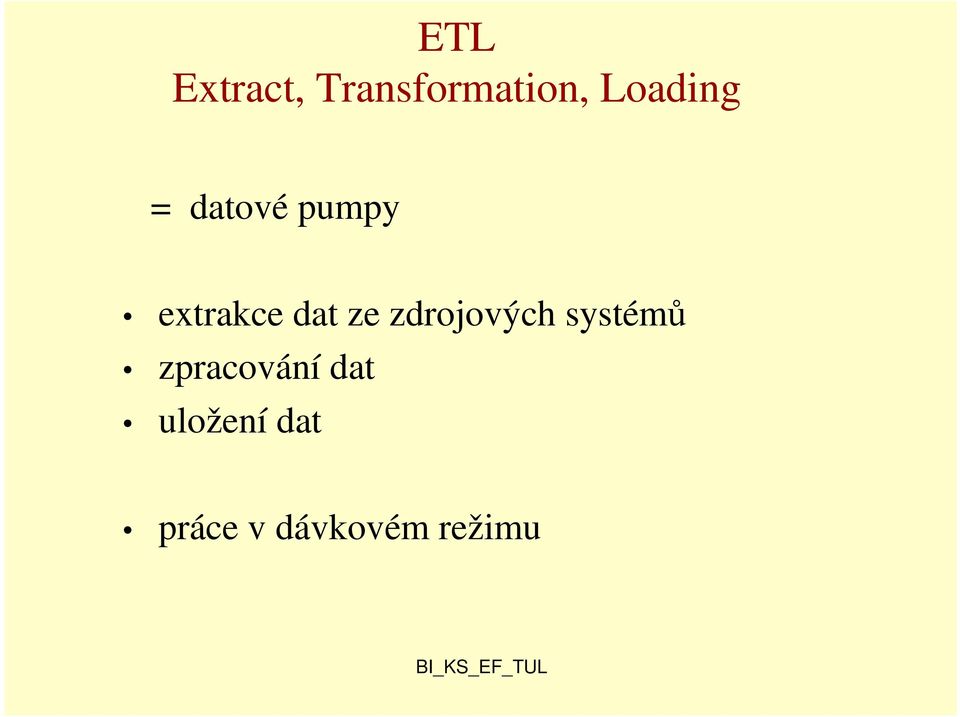 dat ze zdrojových systémů