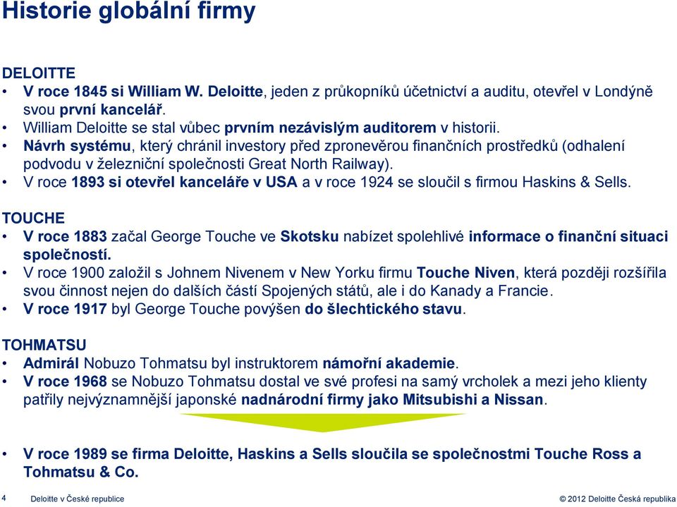 Návrh systému, který chránil investory před zpronevěrou finančních prostředků (odhalení podvodu v železniční společnosti Great North Railway).