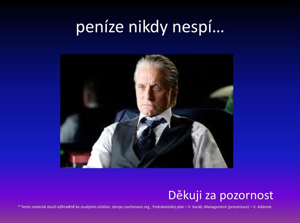 účelům; zdroje czechinvest.