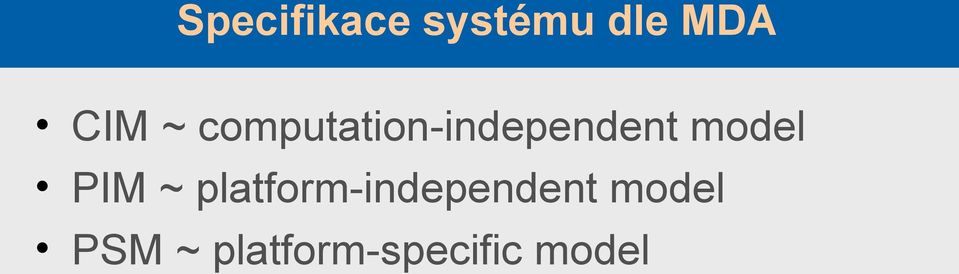 PIM ~ platform-independent