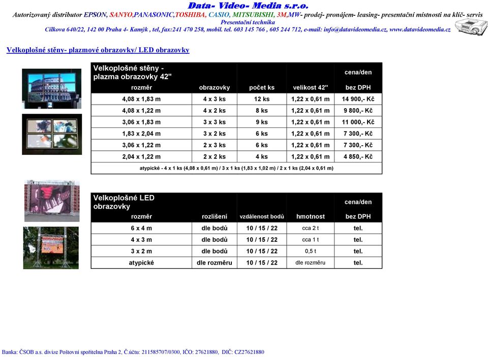 1,83 m 3 x 3 ks 9 ks 1,22 x 0,61 m 11 000,- Kč 1,83 x 2,04 m 3 x 2 ks 6 ks 1,22 x 0,61 m 7 300,- Kč 3,06 x 1,22 m 2 x 3 ks 6 ks 1,22 x 0,61 m 7 300,- Kč 2,04 x 1,22 m 2 x 2 ks 4 ks 1,22 x 0,61 m 4