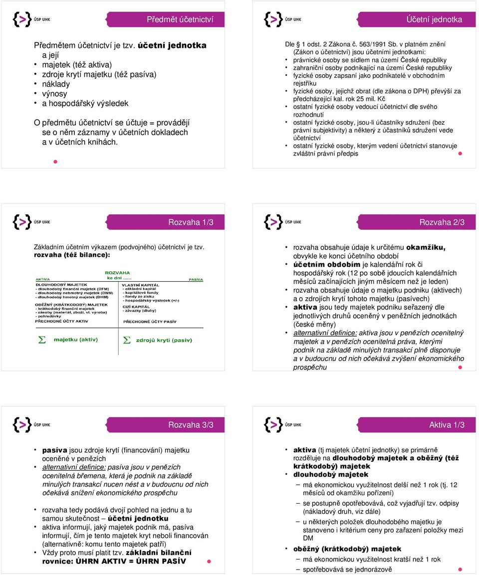 v platném znění (Zákon o účetnictví) jsou účetními jednotkami: právnické osoby se sídlem na území České republiky zahraniční osoby podnikající na území České republiky fyzické osoby zapsaní jako