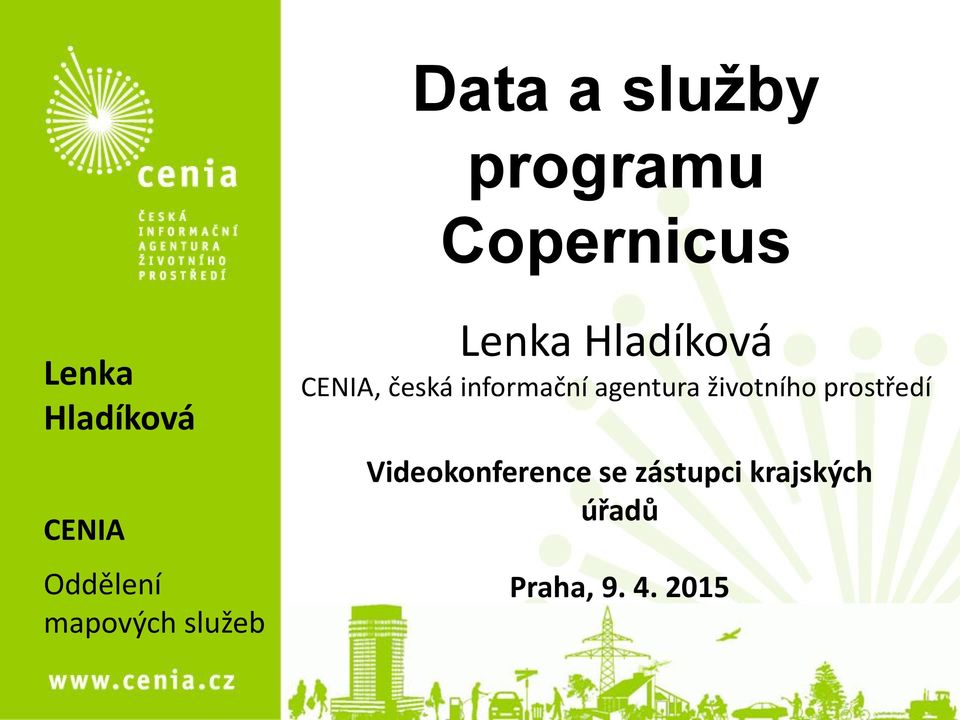 CENIA, česká informační agentura životního prostředí