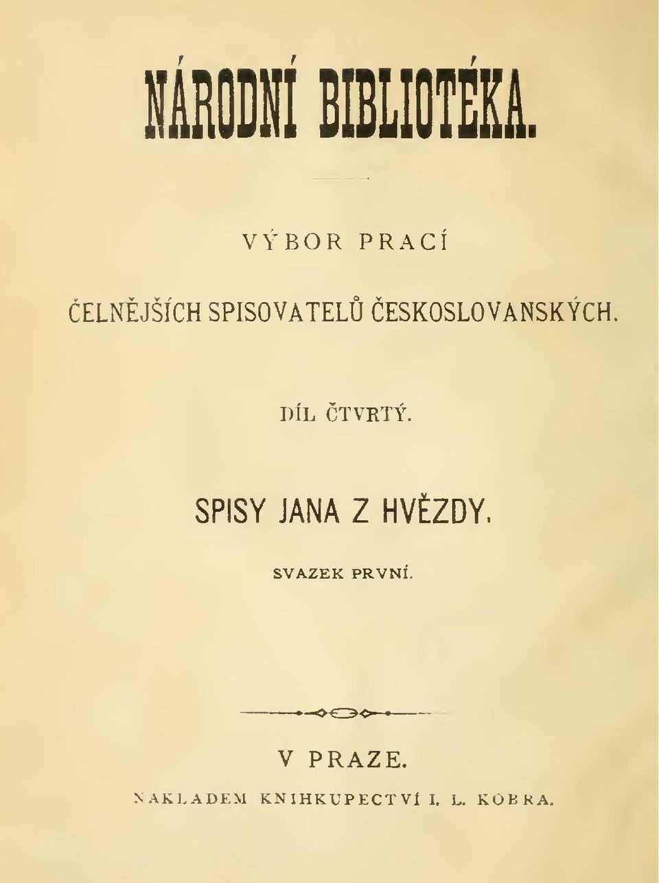 SPISY JANA Z HVZDY.