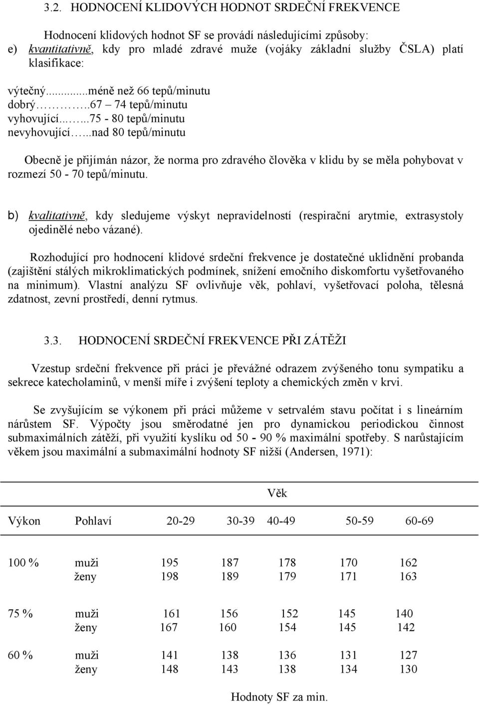 ..nad 80 tepů/minutu Obecně je přijímán názor, že norma pro zdravého člověka v klidu by se měla pohybovat v rozmezí 50-70 tepů/minutu.