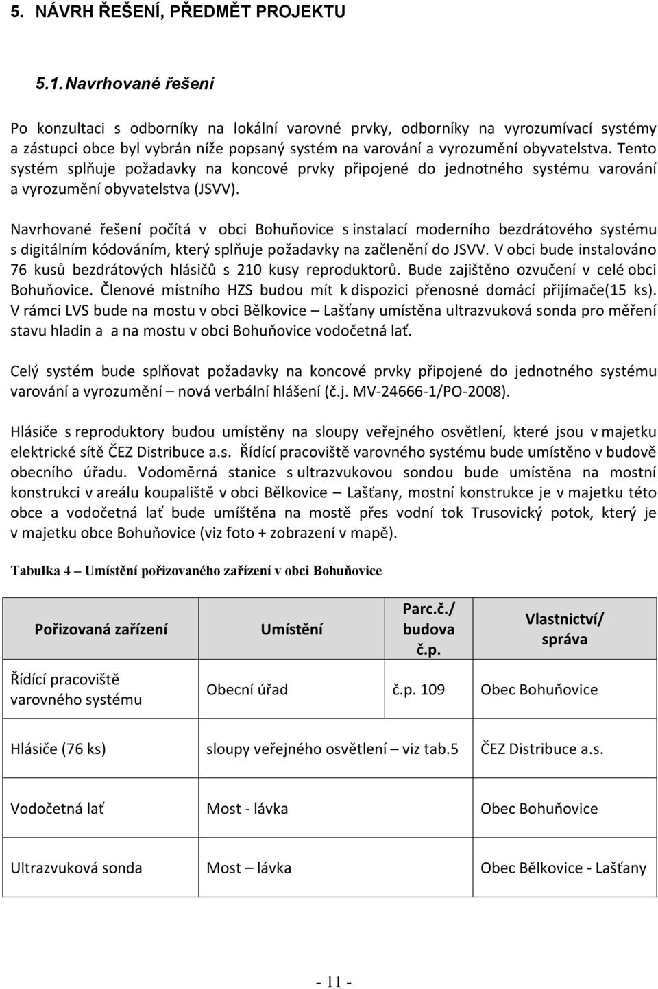 Tento systém splňuje požadavky na koncové prvky připojené do jednotného systému varování a vyrozumění obyvatelstva (JSVV).